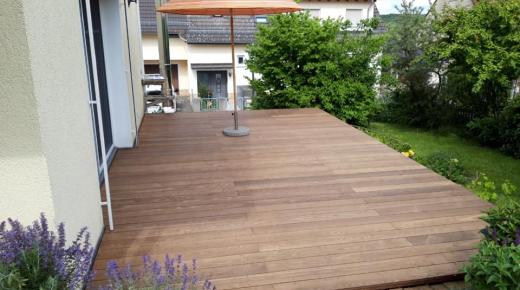 Holzboden für Terrasse